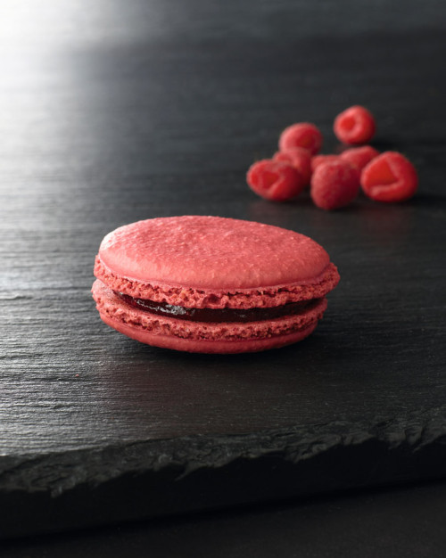 Le macaron framboise