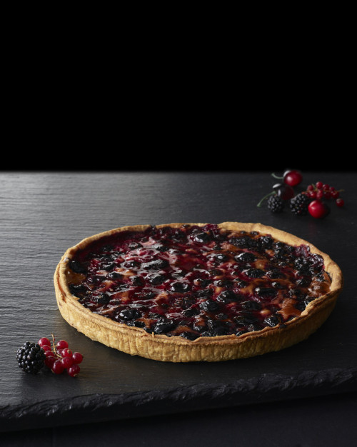 La tarte aux fruits rouges, 8 parts