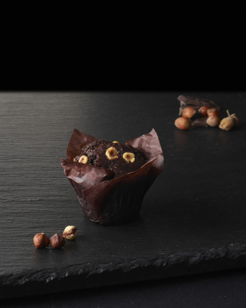 Le muffin au chocolat noir